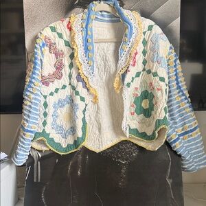 Handmade Vintage Quilted Jacket Patchwork